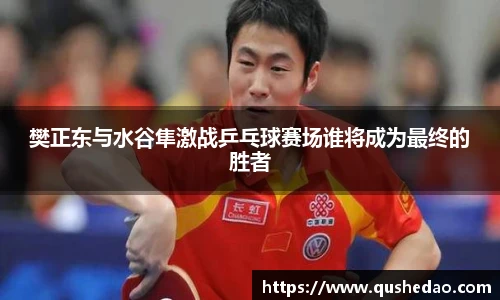 樊正东与水谷隼激战乒乓球赛场谁将成为最终的胜者